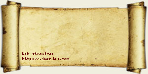 Ana Adamac vizit kartica